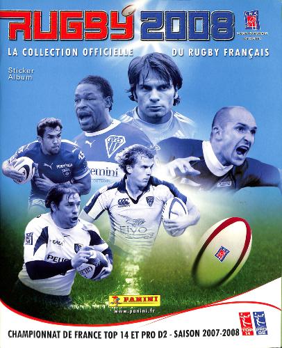 ALBUM PANINI RUGBY SAISON 2007-2008