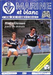Journal officiel des Girondins de Bordeaux F.C. N°76 du 26 juillet 1985