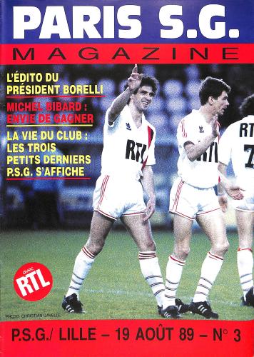 Magazine du Paris S.G. N°3 du 19 août 1989