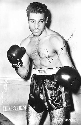 Carte postale dédicacée par Robert Cohen.