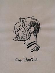 Caricature originale de Gino BARTALI (IT)