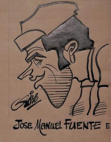 Caricature originale de Jose Manuel FUENTE (ESP)