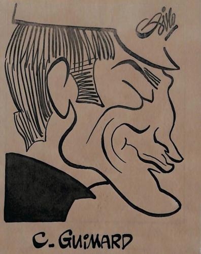 Caricature originale de Cyrille GUIMARD (FR)
