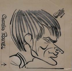 Caricature originale de Charles ROUXEL (FR)