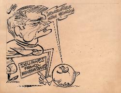 CARICATURE ORIGINALE DE JEAN-LOUIS HEINRICH (AS MONACO)
