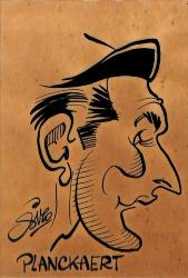 Caricature originale d'Eddy PLANCKAERT (BEL)