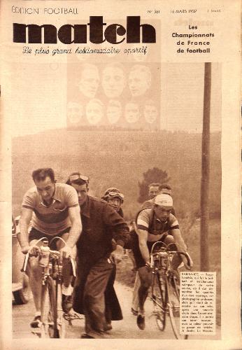 MATCH L'INTRAN N°561 DU 16 MARS 1937