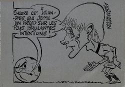 CARICATURE ORIGINALE DE KARL THORDARSSON