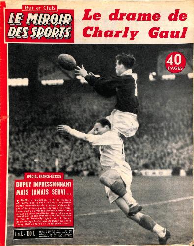 BUT ET CLUB LE MIROIR DES SPORTS N°835 DU 9 JANVIER 1961