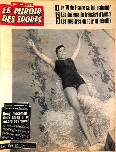 BUT ET CLUB LE MIROIR DES SPORTS N°867 DU 31 JUILLET 1961