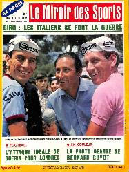 BUT ET CLUB LE MIROIR DES SPORTS N°1134 DU 2 JUIN 1966