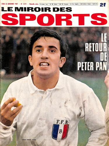BUT ET CLUB LE MIROIR DES SPORTS N°1211 DU 23 NOVEMBRE 1967