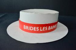 LOT DE 2 CHAPEAUX CARTONS AUTOGRAPHES PELEN ALBERTVILLE 1992