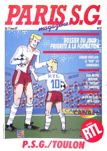 Magazine du Paris S.G. N°15 du 11 mars 1987