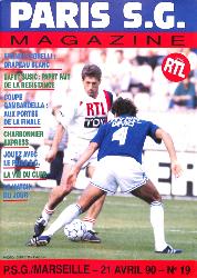 Magazine du Paris S.G. N°19 du 21 avril 1990