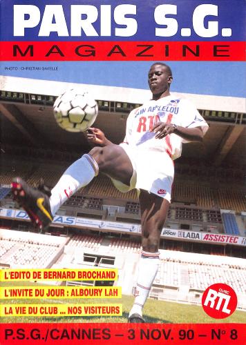 Magazine du Paris S.G. N°8 du 3 novembre 1990