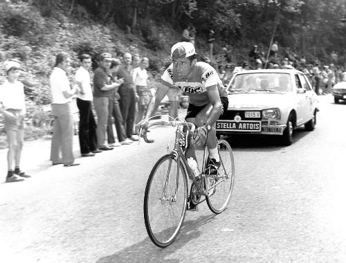 PHOTO ORIGINALE DE PRESSE DE DÉSIRÉ LETORT AU TOUR DE FRANCE 1971