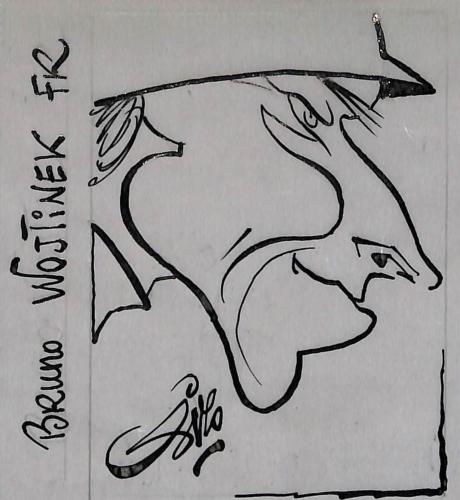 Caricature originale de Bruno WOJTINEK (FR)