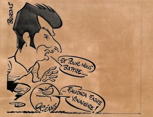 CARICATURE ORIGINALE DE JEAN-BAPTISTE BORDAS (US ORLEANS)