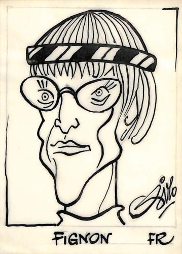 Caricature originale de Laurent FIGNON (FR)