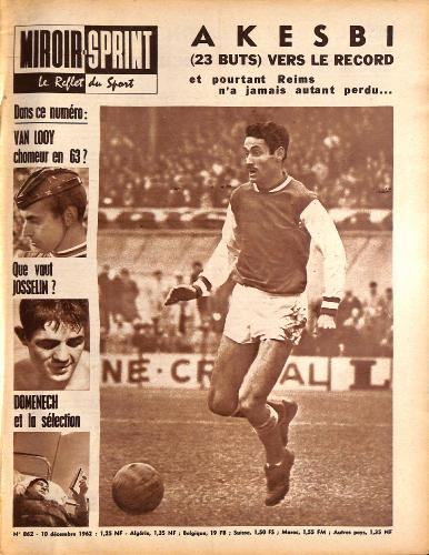 MIROIR SPRINT N°862 DU 10 DECEMBRE 1962