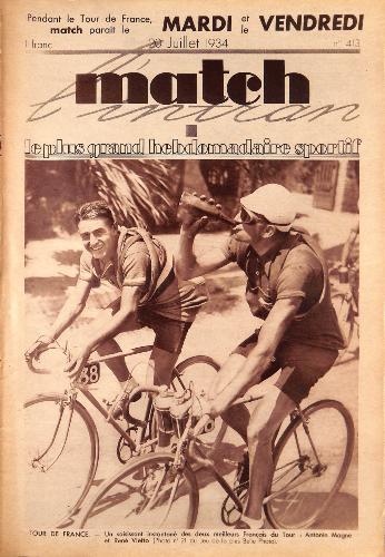 MATCH L'INTRAN N°413 DU 20 JUILLET 1934