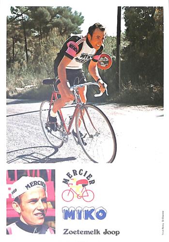 ENSEMBLE DE 58 CARTES PHOTO DE JOOP ZOETEMELK DE L'ÉQUIPE MIKO MERCIER ANNÉES 70