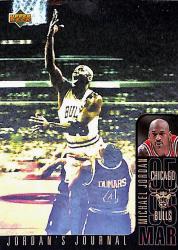 1995-96 COLLECTOR'S CHOICE HOLOGRAMME MICHAEL JORDAN MARS 96