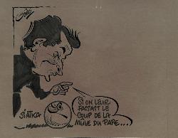 CARICATURE ORIGINALE DE ROBERT SIATKA