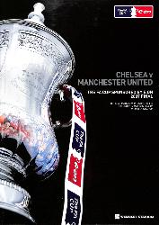 PROGRAMME OFFICIEL DU MATCH FA CUP CHELSEA VS MANCHESTER UNITED DU 19 MAI 2007