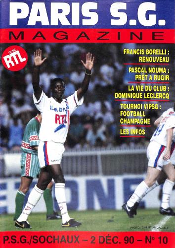 Magazine du Paris S.G. N°10 du 2 décembre 1990