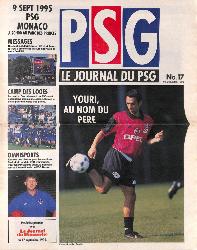 Le journal du PSG N°17 du 9 septembre 1995