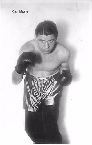 Carte postale de Kid Berg.