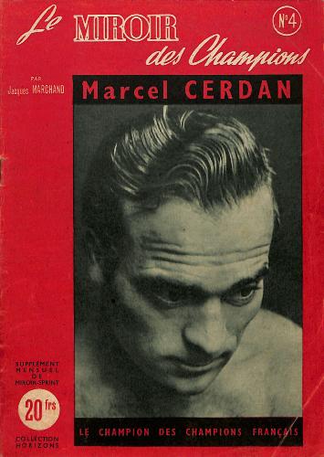 REVUE LE MIROIR DES CHAMPIONS N°4 SUR MARCEL CERDAN