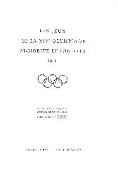 RELIURE SUR « LES JEUX DE LA XIVE OLYMPIADE ST-MORITZ ET LONDRES 1948 »