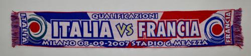 ÉCHARPE FOOTBALL ITALIE VS FRANCE 2007