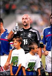 PHOTO ORIGINALE DE FABIEN BARTHEZ EQUIPE DE FRANCE