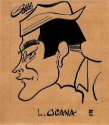 Caricature originale de Luis OCANA (ESP)