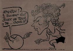 CARICATURE ORIGINALE DE PATRICK VACHER