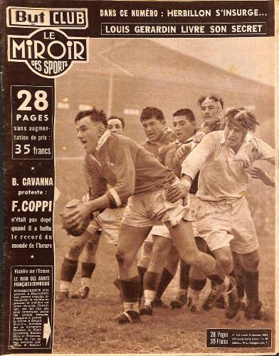 BUT ET CLUB LE MIROIR DES SPORTS N°441 DU 11 JANVIER 1954