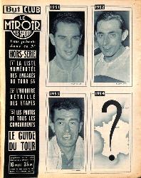 BUT ET CLUB LE MIROIR DES SPORTS N°466 SUPPLÉMENT DU 5 JUILLET 1954