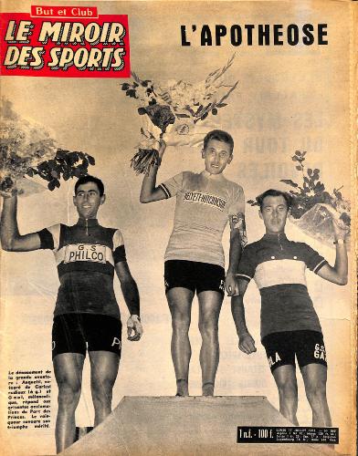 BUT ET CLUB LE MIROIR DES SPORTS N°865 DU 17 JUILLET 1961