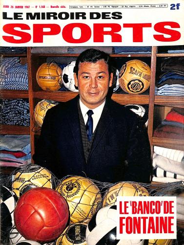 BUT ET CLUB LE MIROIR DES SPORTS N°1168 DU 26 JANVIER 1967