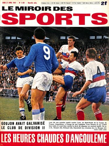 BUT ET CLUB LE MIROIR DES SPORTS N°1181 DU 27 AVRIL 1967
