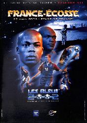 PROGRAMME OFFICIEL DU MATCH FRANCE VS ÉCOSSE DU 27 MARS 2002