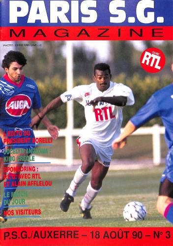 Magazine du Paris S.G. N°3 du 18 août 1990