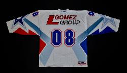 MAILLOT DE HOCKEY SUR GLACE N°8 LIGUE MAGNUS BLANC