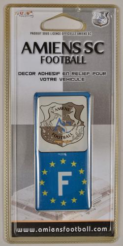 AUTOCOLLANT PLAQUE AMIENS SC FOOTBALL