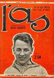 REVUE L'AS N°6 D'AOÛT 1927 PAR GEORGES « GÉO » ANDRÉ