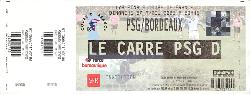 Billet entier PSG vs Girondins de Bordeaux du 27 avril 2003